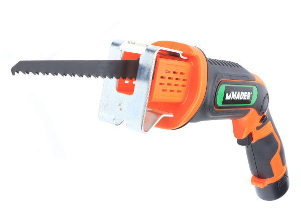 Sierra de podar Mader de 10,8 V y 1,5 Ah con alimentación a batería 