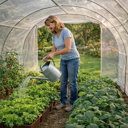 Estufa Agrícola 8x3 m Premium (2 Portas – Estrutura Forte 9 Arcos)