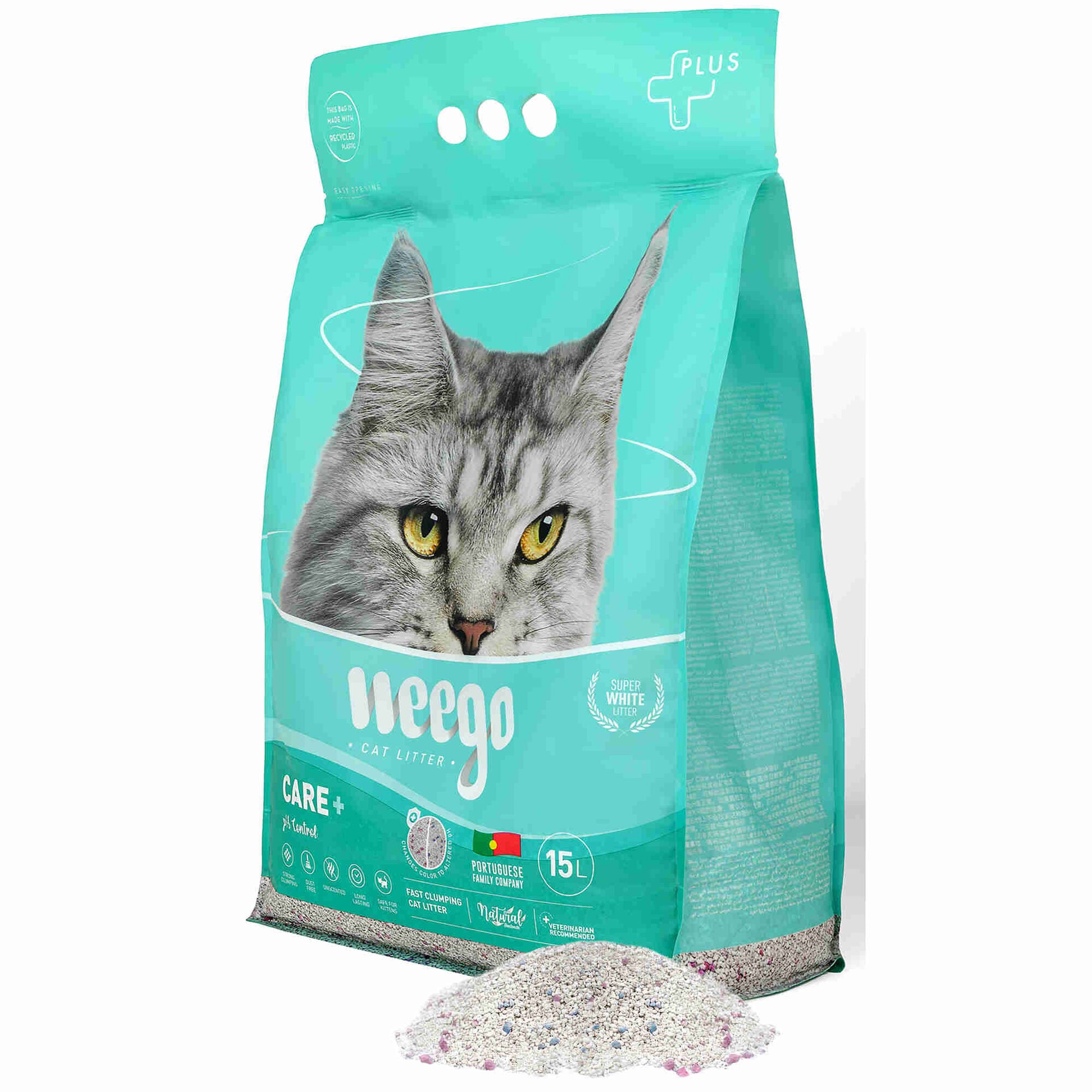 Weego Cat Litter Care + com Controlo PH 15L
