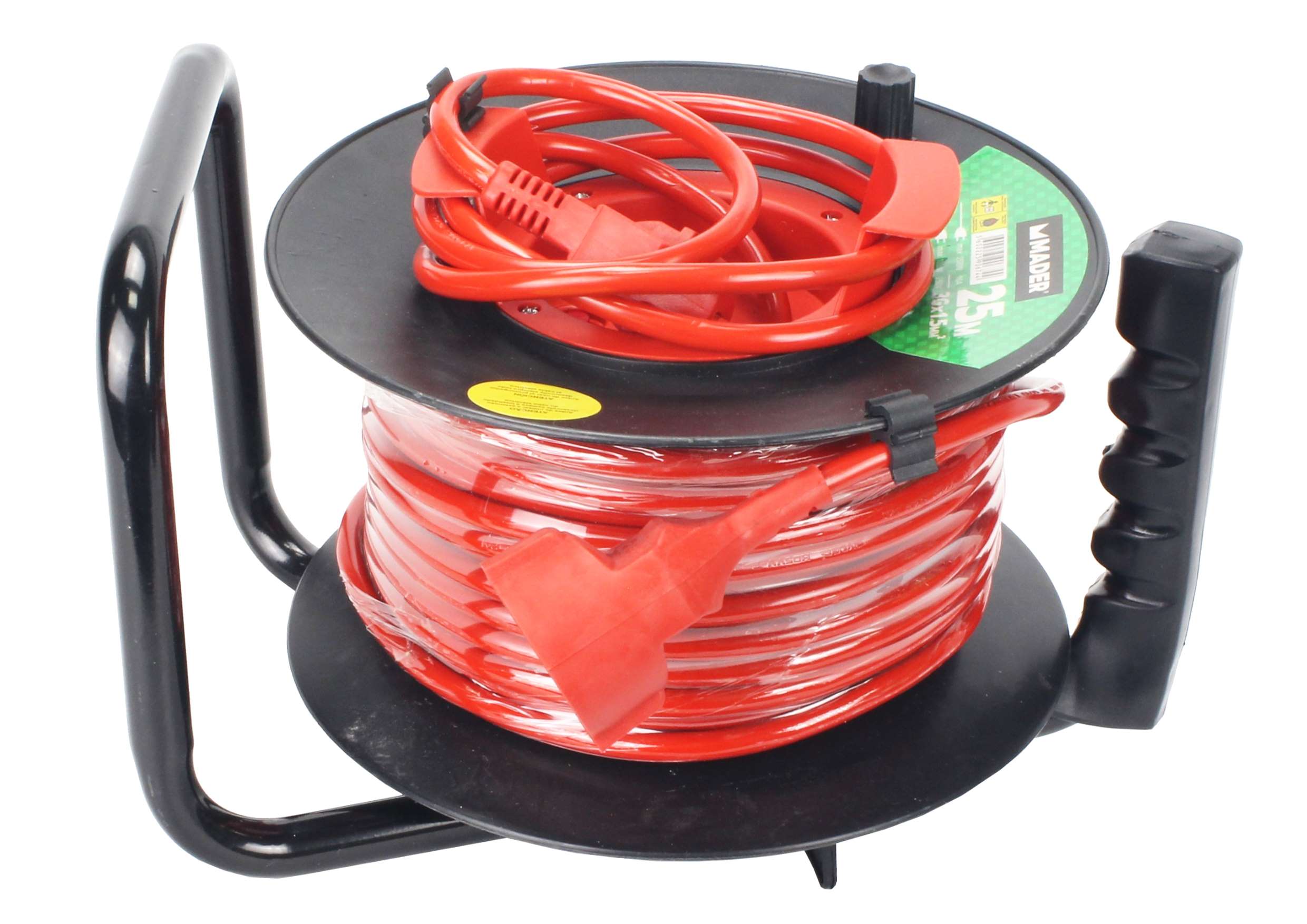 Extensão Elétrica com Enrolador, Exterior, 25m, 3G x 1,5mm²