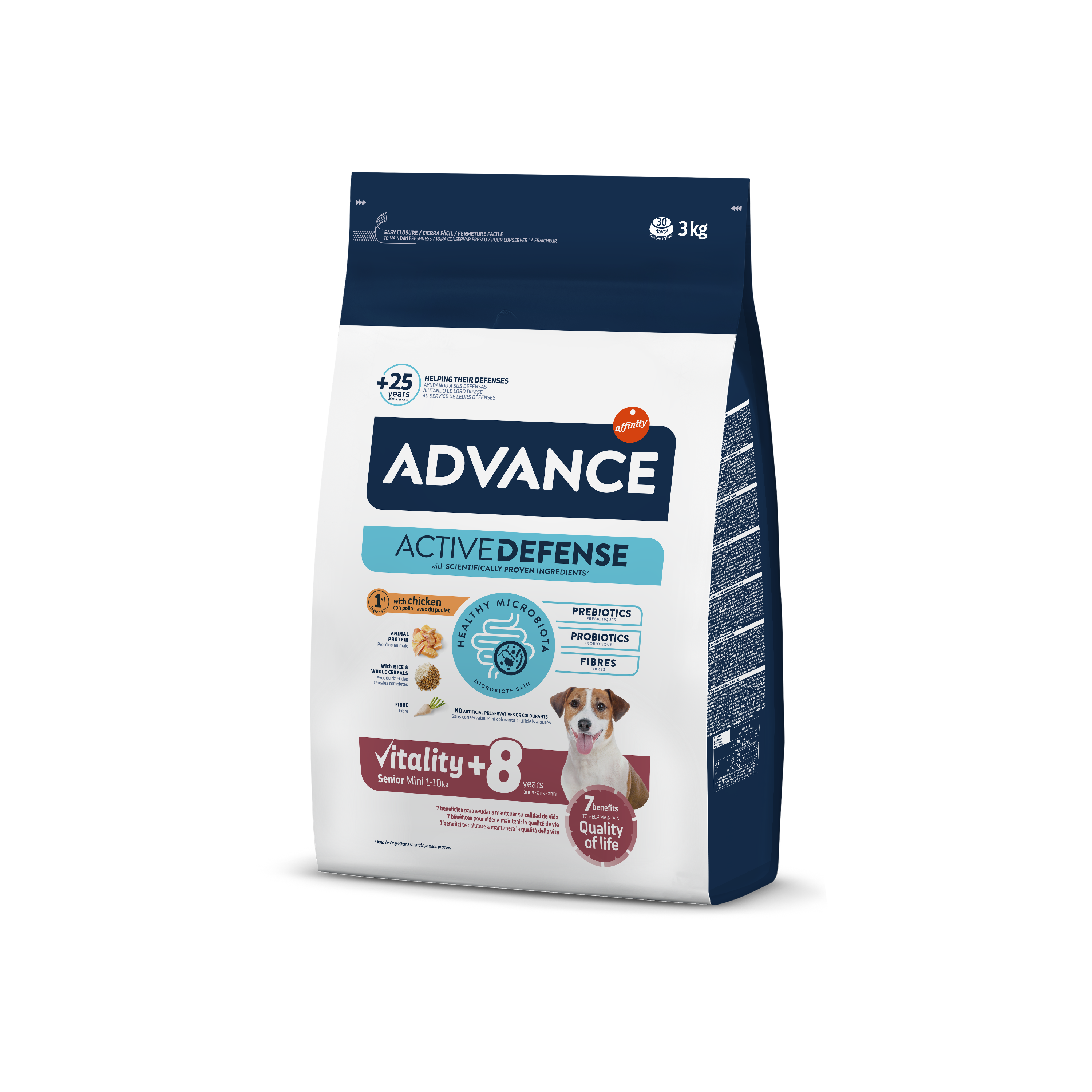 Advance Vitality Senior Mini +8