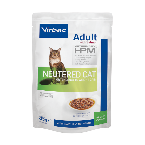 Alimento Húmido Virbac Adult Neutered Cat with salmon 85 g
