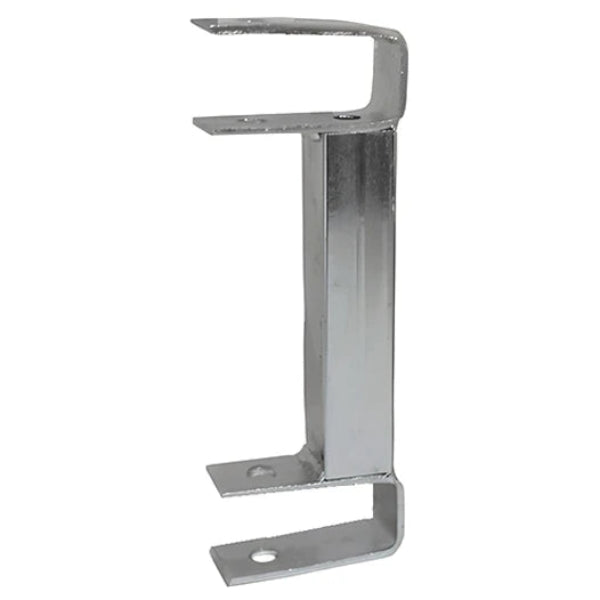 Soporte de techo con abrazadera doble en forma de "U".