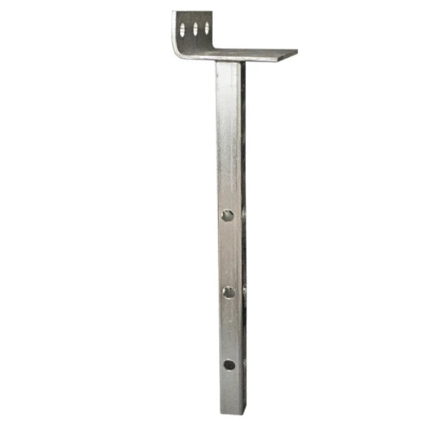 Brazo de soporte de techo con placa en forma de L