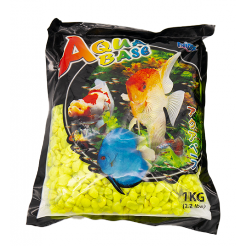Areia Colorida Lisa Amarelo Neon