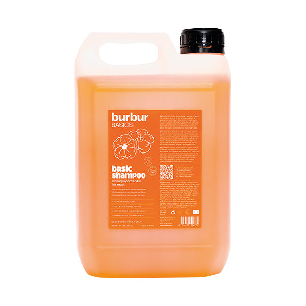 Burbur Basics Champô Básico para Todas as Raças 5 L