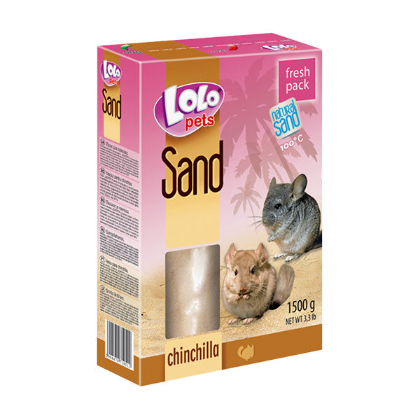 Areia para Chinchila Lolopets 1.5Kg
