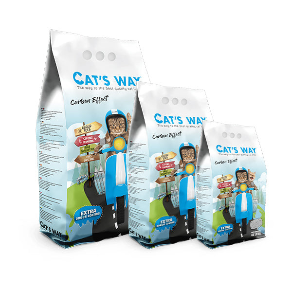 Cat´s Way Areia Aglomerante Carbon Effect