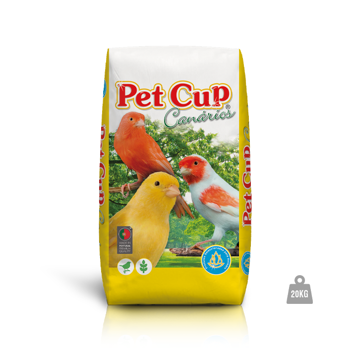 Pet Cup Canário Mosaico Premium