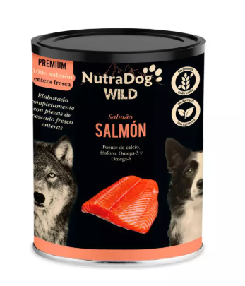 Patê NutraDog Wild Salmão 400gr