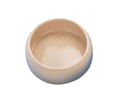 Comedouro Ceramica Bege