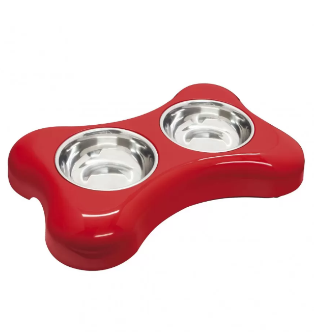 Comedouro Duplo Bone