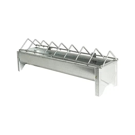 Comedouro 1ª idade galvanizado com Grelha