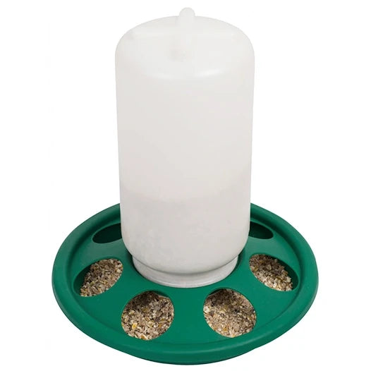 Comedouro plástico 1kg com 7 furos