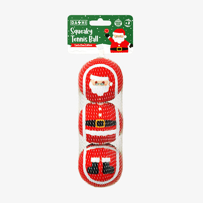 Dashi Squeaky Tennis Ball christmas Edition
