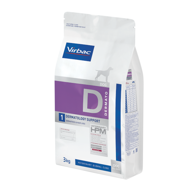 Virbac Dermato Dog - Dermatology Support D1
