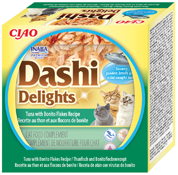 Cat Dashi Delights Receita de atum Com Flocos 70g