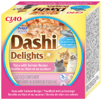 Cat Dashi Delights Receita de Atum com Salmão 70g