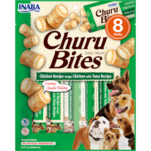 Churu Dog Bites Receita de Frango com Atum 96g