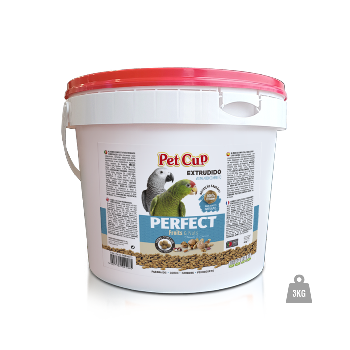 Pet Cup Extrudido para Papagaios