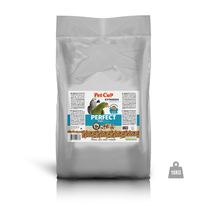 Pet Cup Extrudido para Papagaios