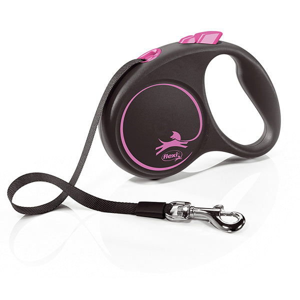 Trela Flexi Black Design