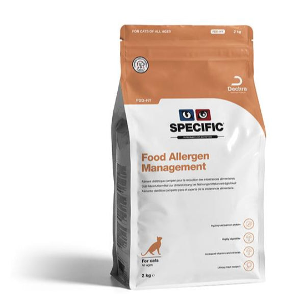 Ração Specific Cat Food Allergen Management FDD-HY 2 Kg