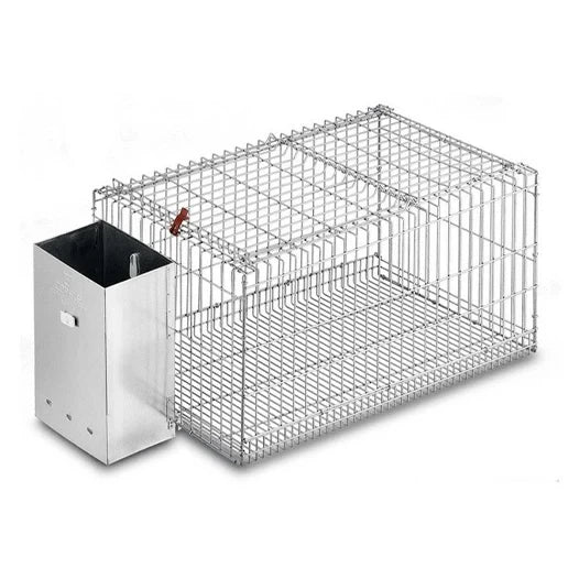Jaula para coelhos Individual com cesta de parede + comedouro