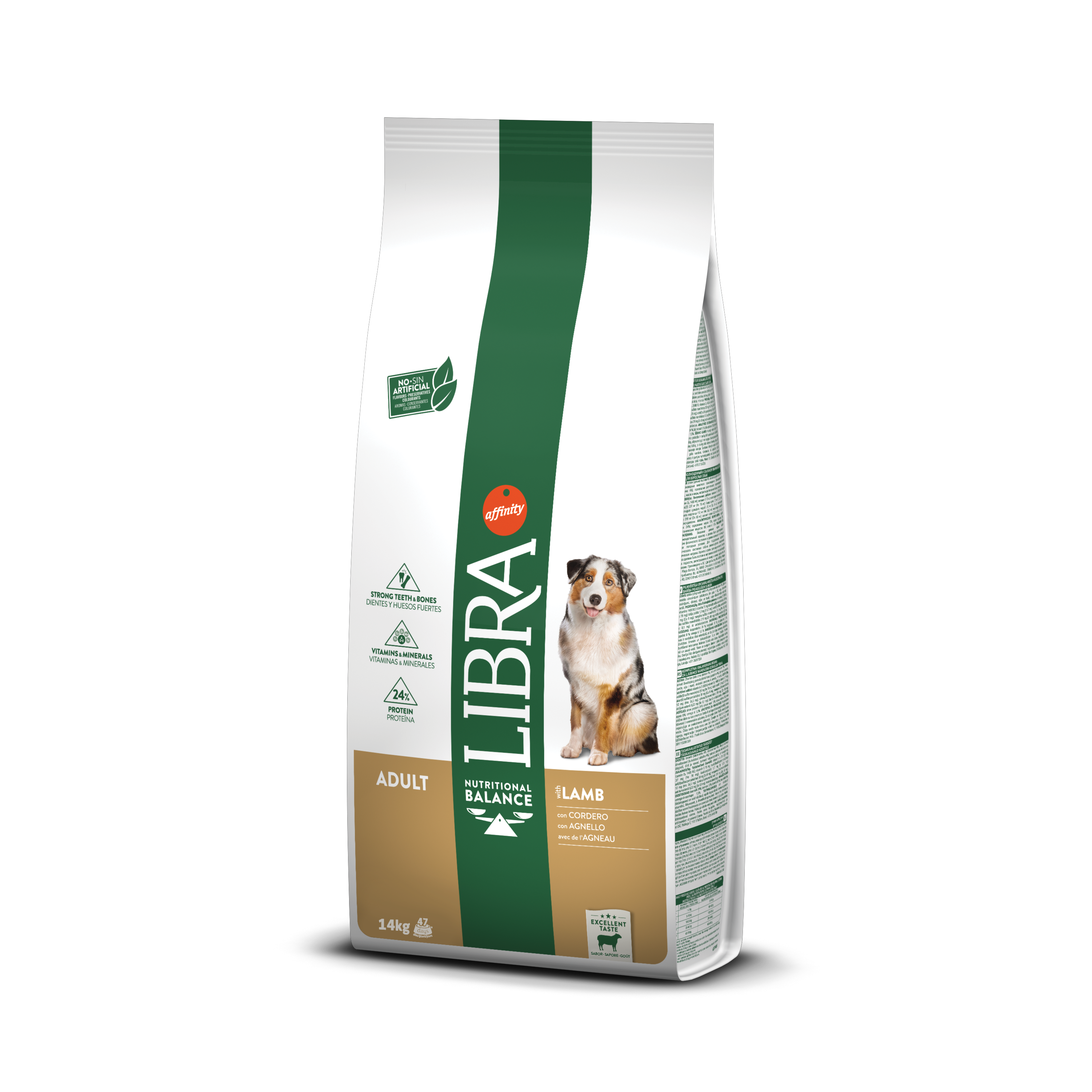 Libra para Cão Adulto de Cordeiro