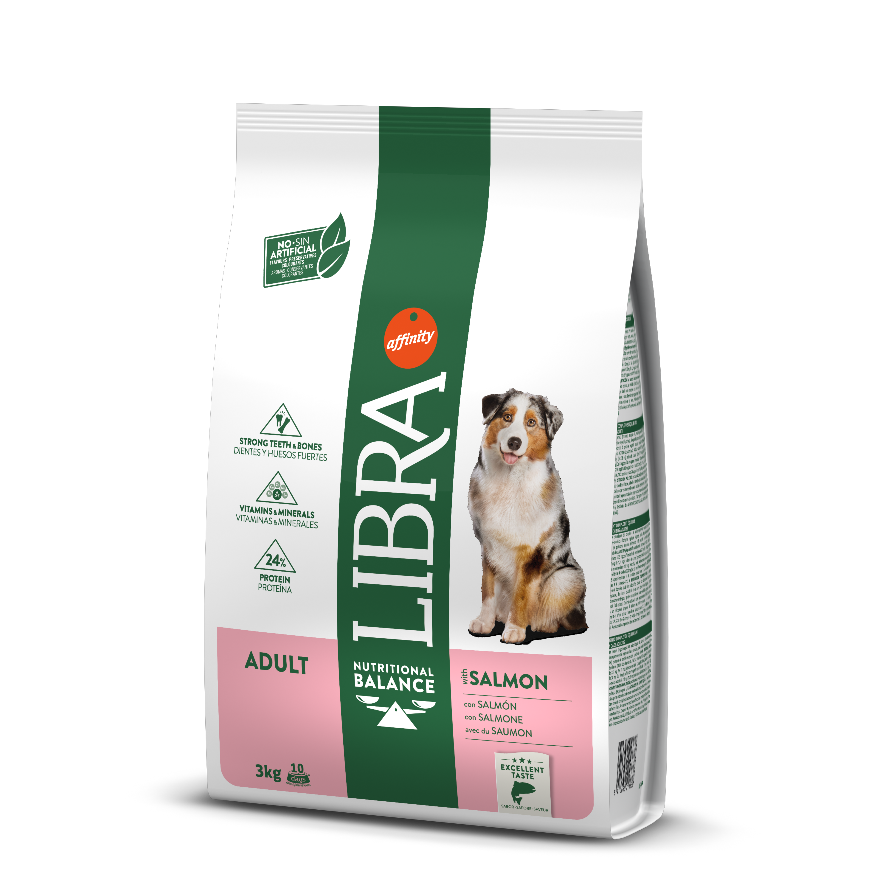 Libra para Cão Adulto de Salmão
