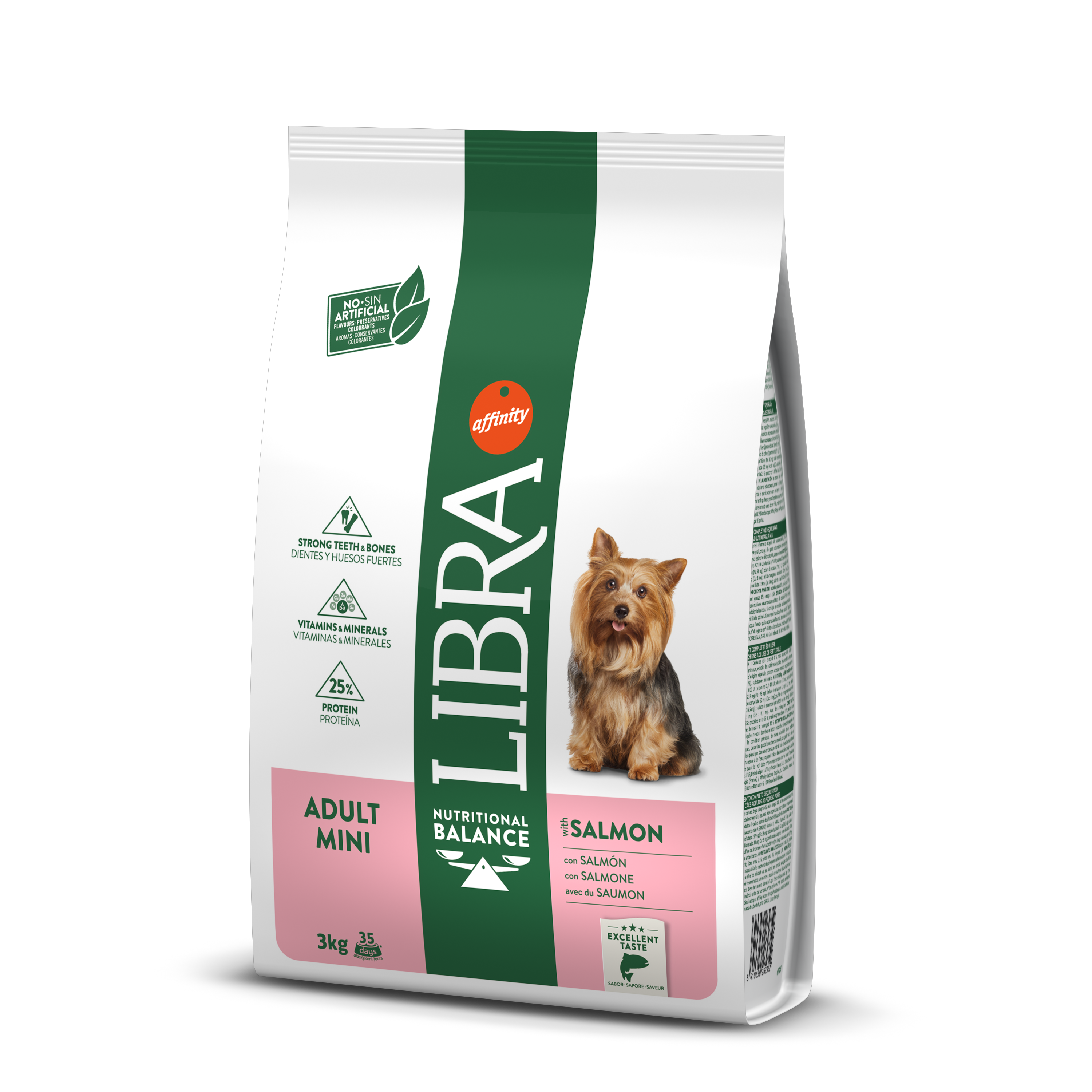 Libra para Cão Mini Adulto com Salmão