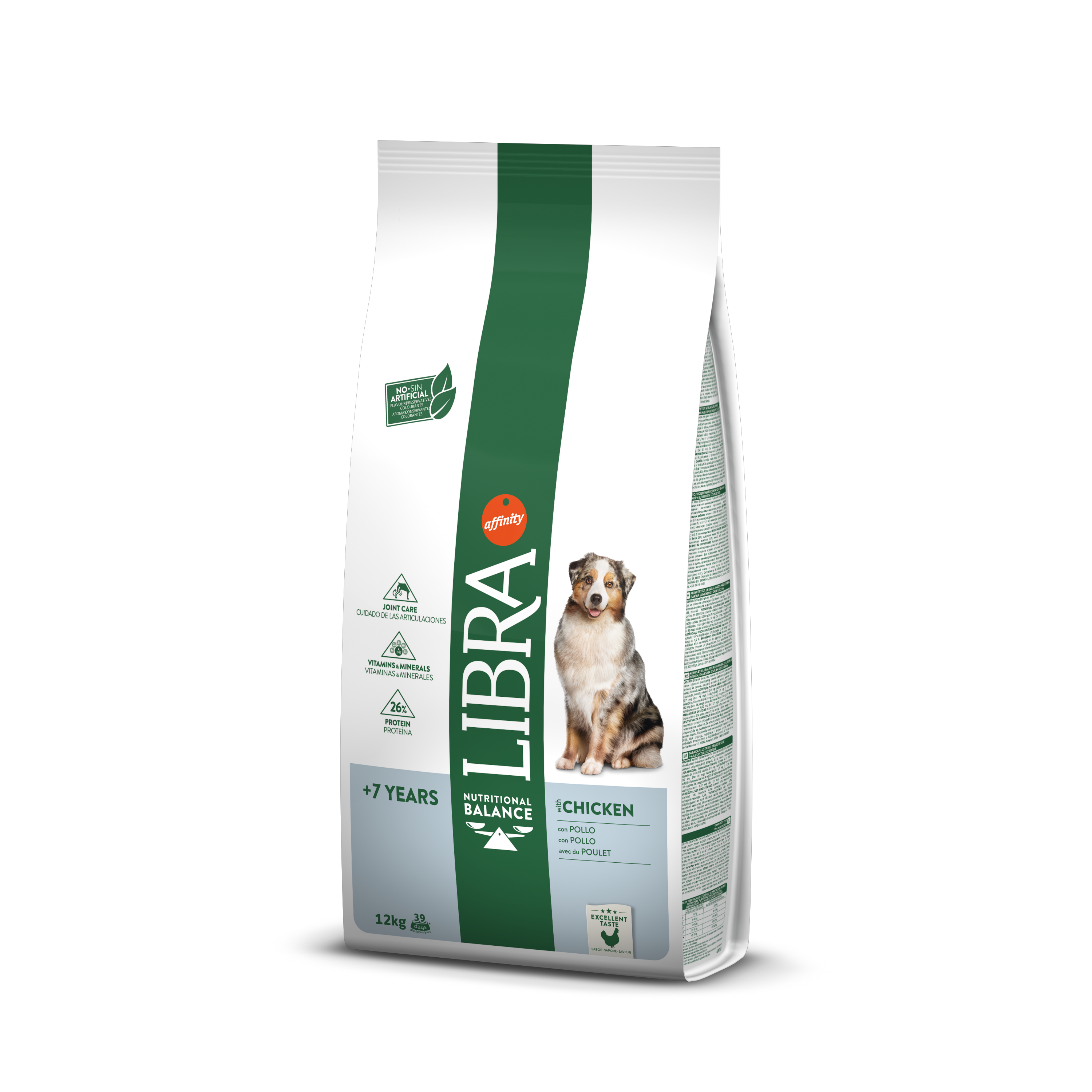 Libra para Cão Senior +7 anos com Frango