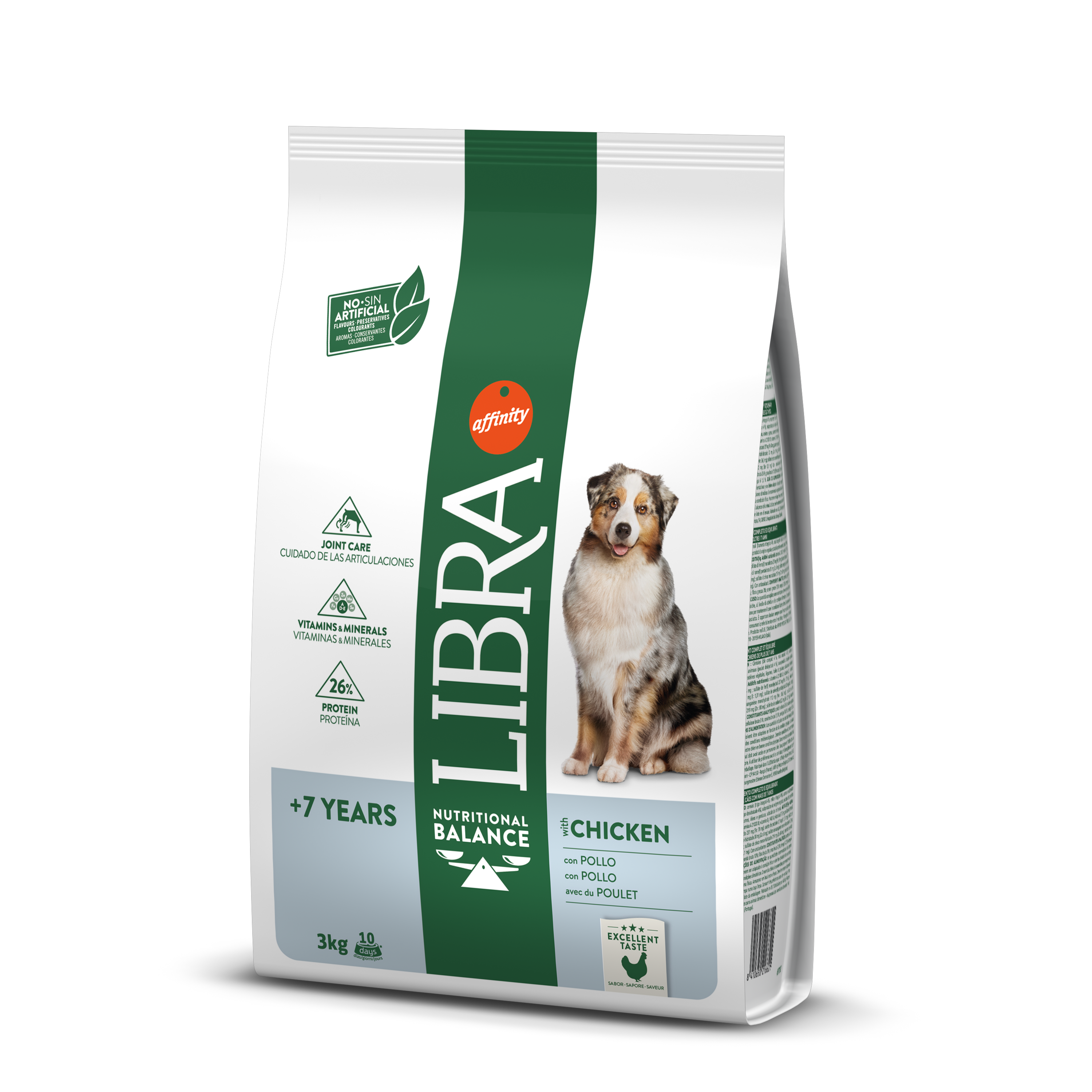 Libra para Cão Senior +7 anos com Frango