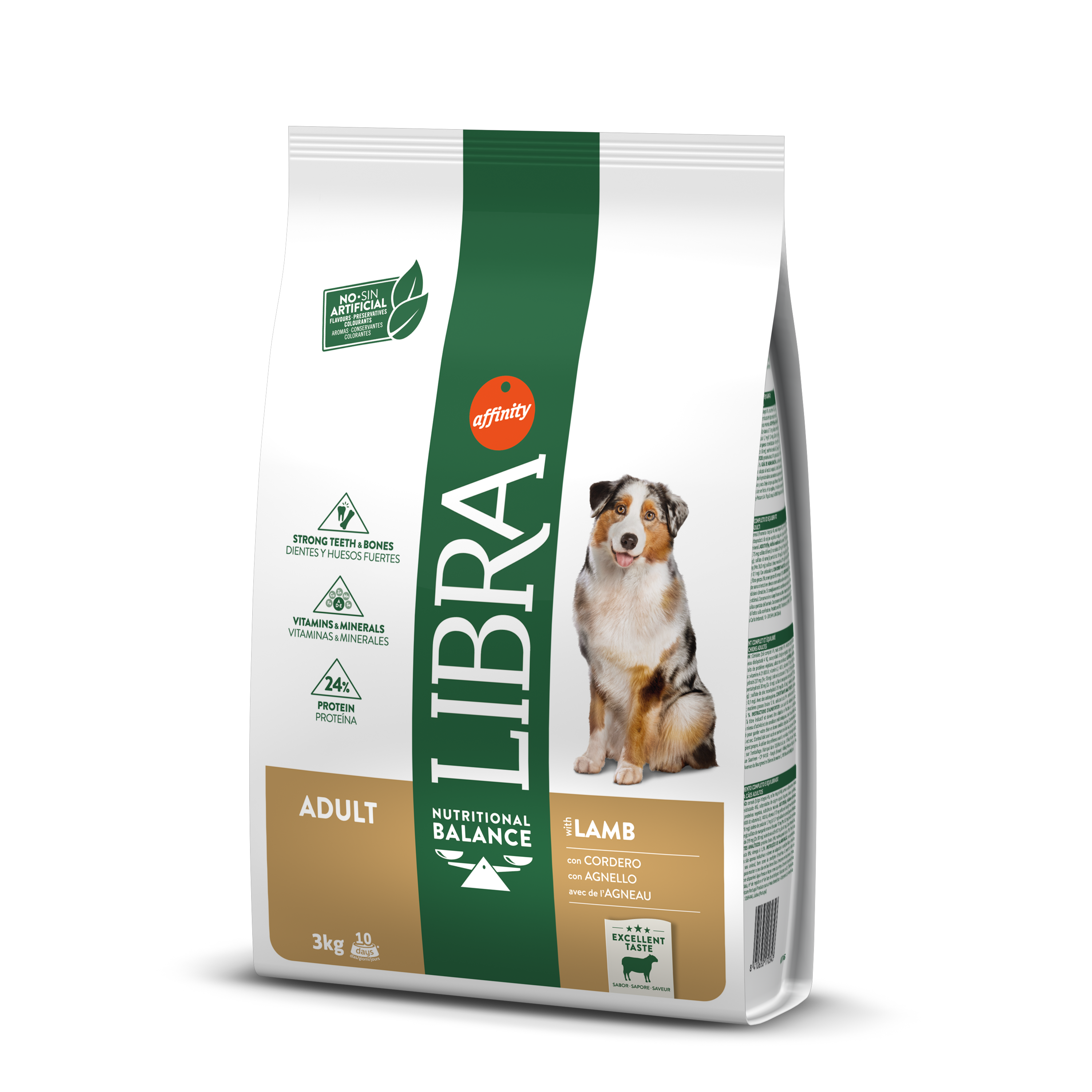 Libra para Cão Adulto de Cordeiro