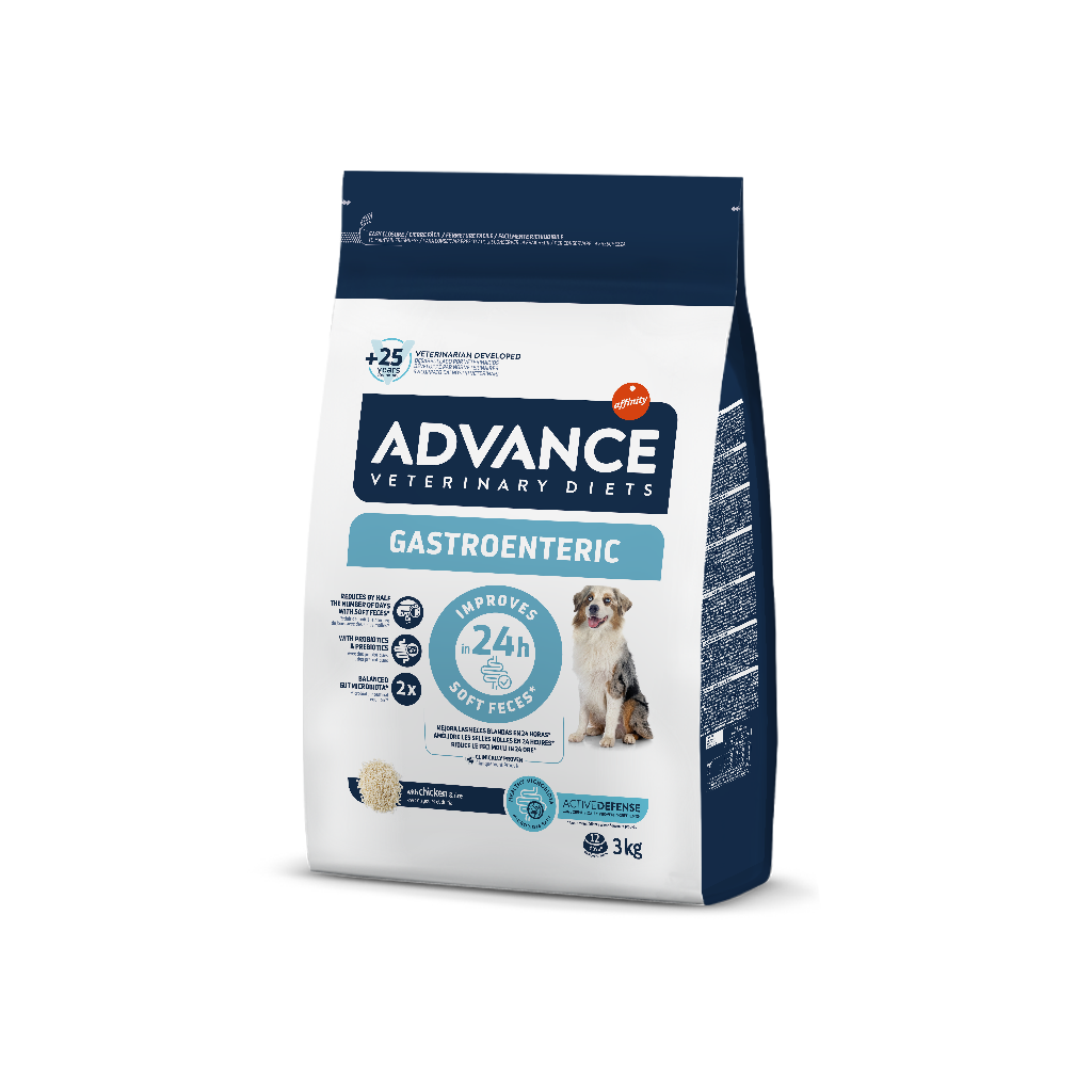 Dietas veterinarias avanzadas para el sistema gastrointestinal canino