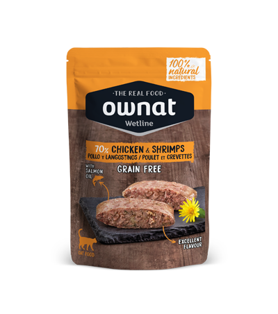 OWNAT WETLINE Chicken & Shrimps (CAT)