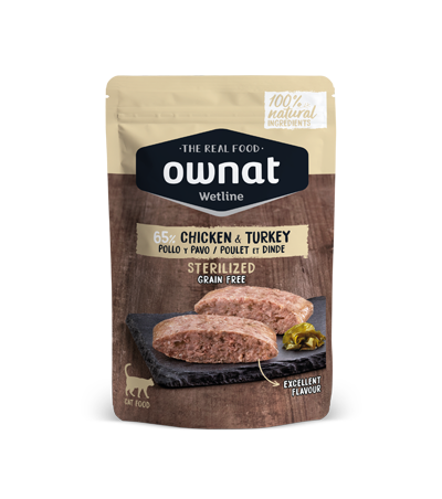 OWNAT WETLINE STERILIZED Chicken & Turkey (CAT)