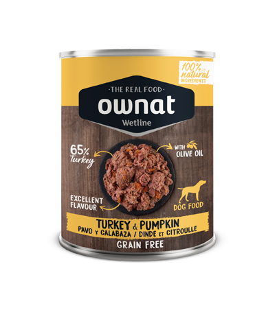 OWNAT WETLINE Turkey with Pumpkin (DOG)