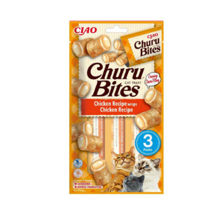 Churu Cat Bites Receita de Frango 3x10g