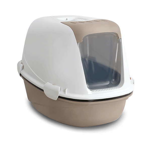 Wc Fechado para Gato " Curvy Luxo" com Crivo