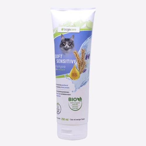 Champú para gatos Bogacare Soft &amp; Sensitive 250 ml