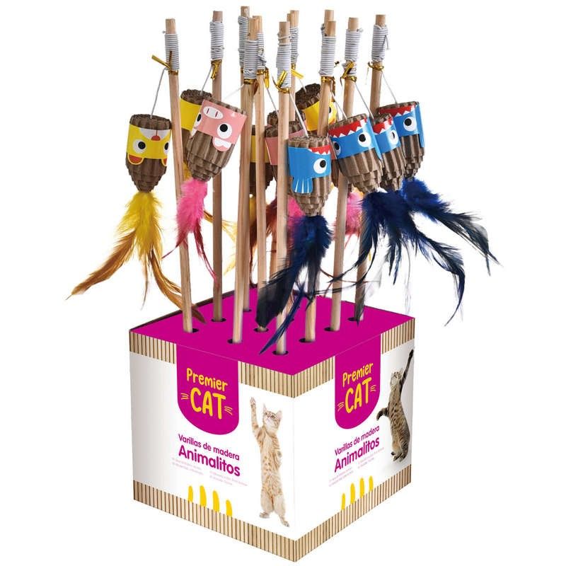 Vara Madeira Brinquedo Gato Premier Cat 40cm