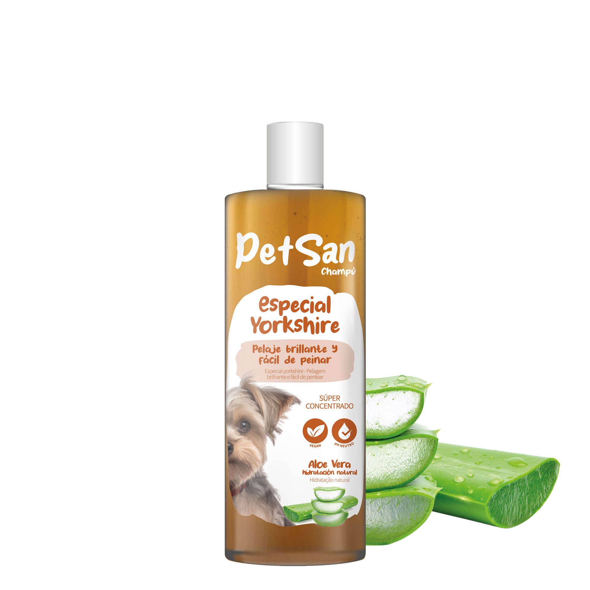 Shampoo PetSan para Yorkshire Terrier com Aloe Vera 250 ml
