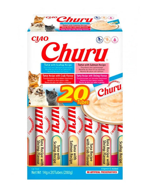 Churu Cat Box Atum com Marisco - 20 Unidades
