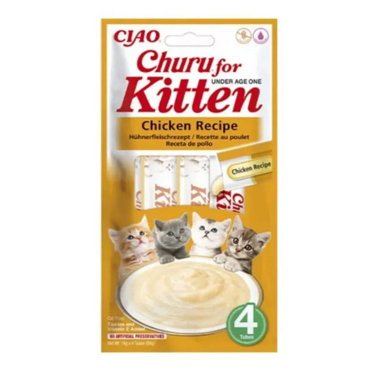 Churu Kitten Receita Frango 56g