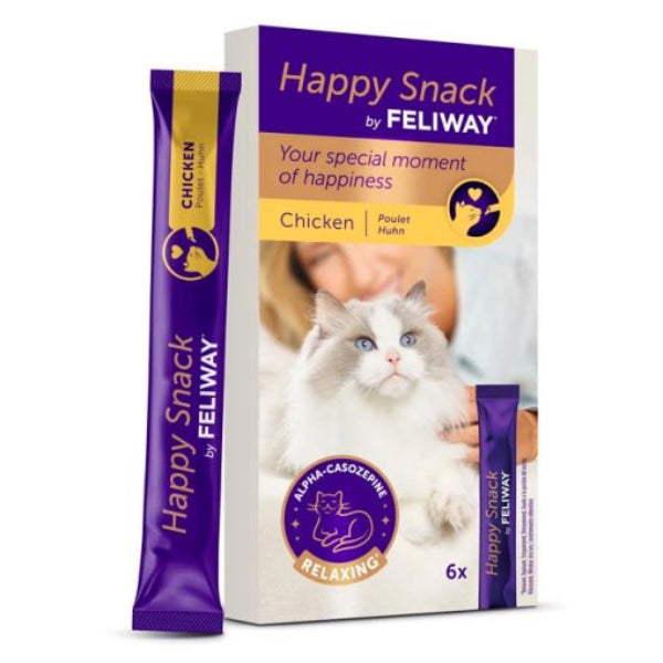 Happy Snack Calmante Feliway 6 Sticks