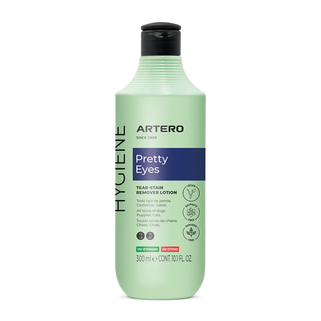 Artero - Pretty Eyes - Loção para higiene ocular de Cães e Gatos 300ml