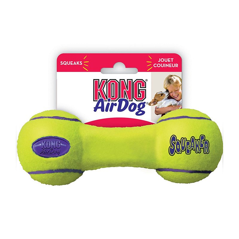 KONG Air Squeaker Dumbbell Dog Toy