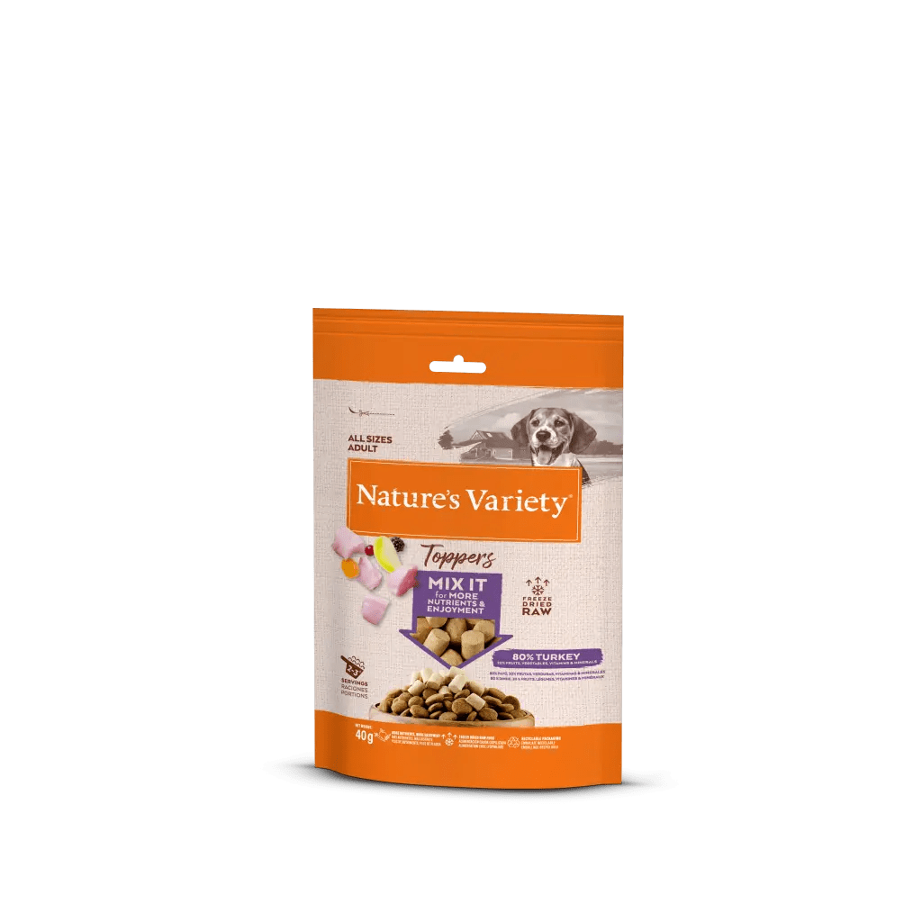 Nature’s Variety Toppers Snacks Turkey 40gr