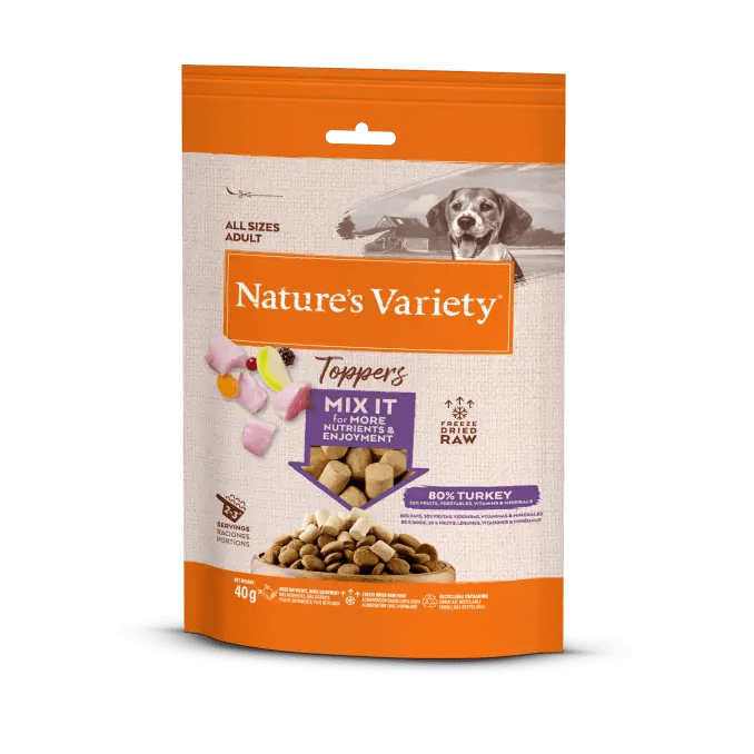 Nature’s Variety Toppers Snacks Turkey 40gr